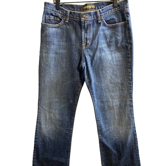 𝅺david KAHN Jeans Size 10 Medium Wash Denim Boot Cut Medium Rise - Picture 2 of 11